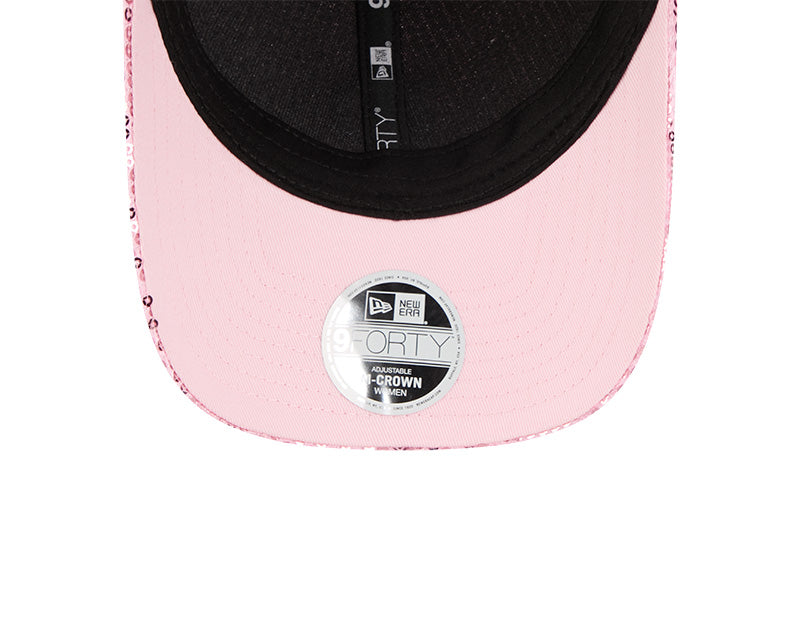 New Era Women's Pittsburgh Pirates Sequin Pink 9FORTY M-Crown Snapback