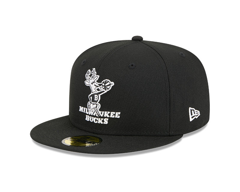 New Era Milwaukee Bucks Hardwood Classics 59FIFTY Fitted Hat