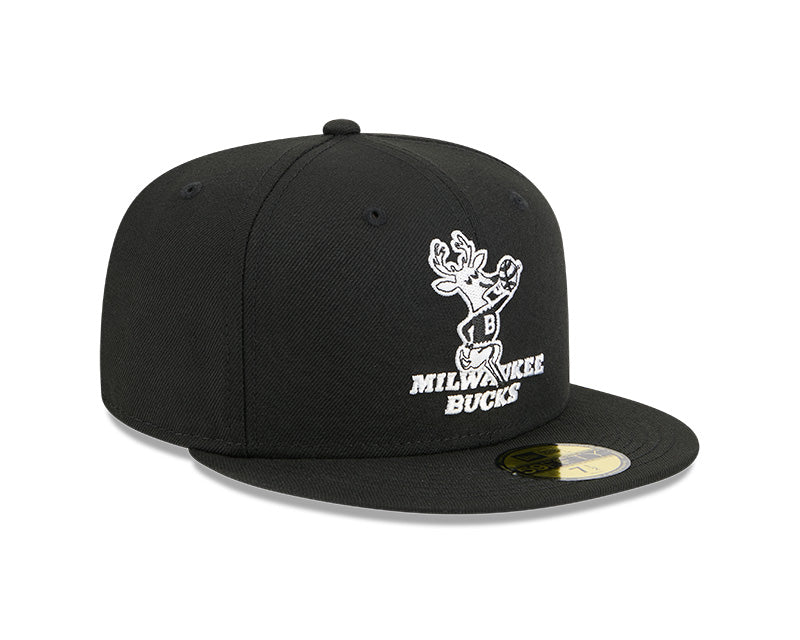 New Era Milwaukee Bucks Hardwood Classics 59FIFTY Fitted Hat