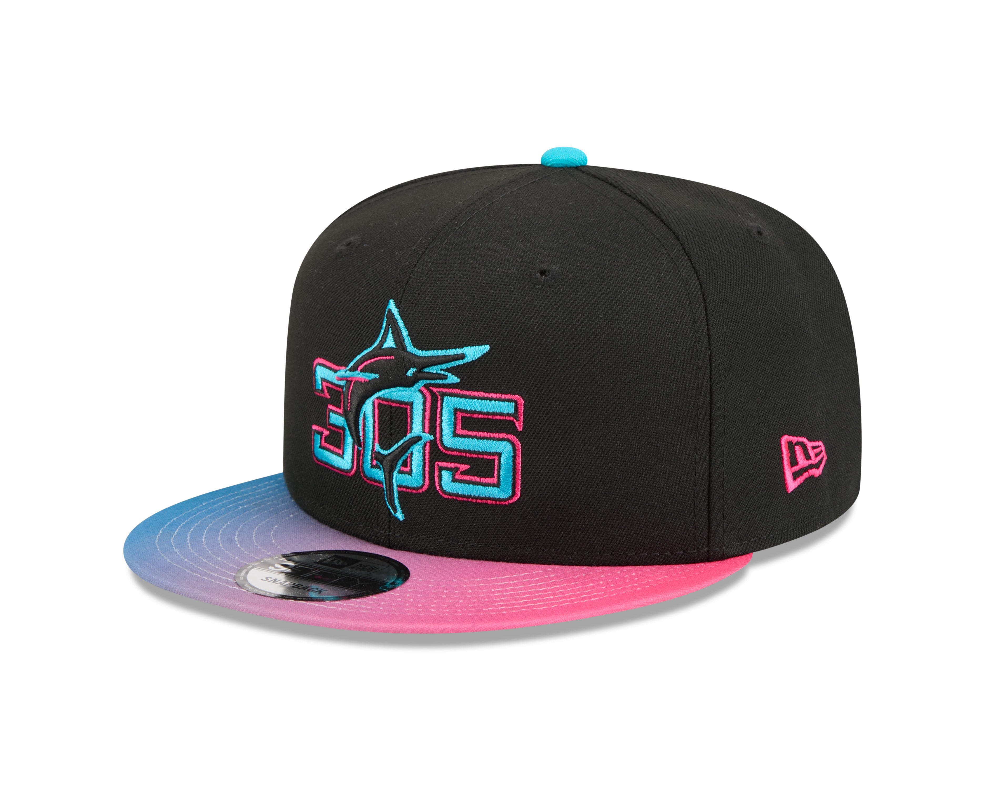 New Era Junior Miami Marlins 2026 City Connect 9FIFTY Snapback Hat