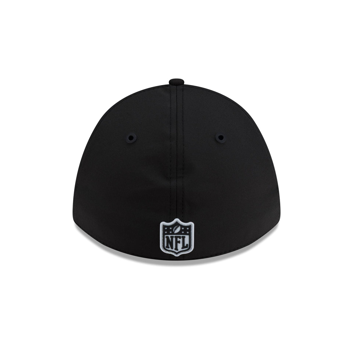New Era Las Vegas Raiders 2026 Sideline 39THIRTY M-Crown stretch fit hat rear