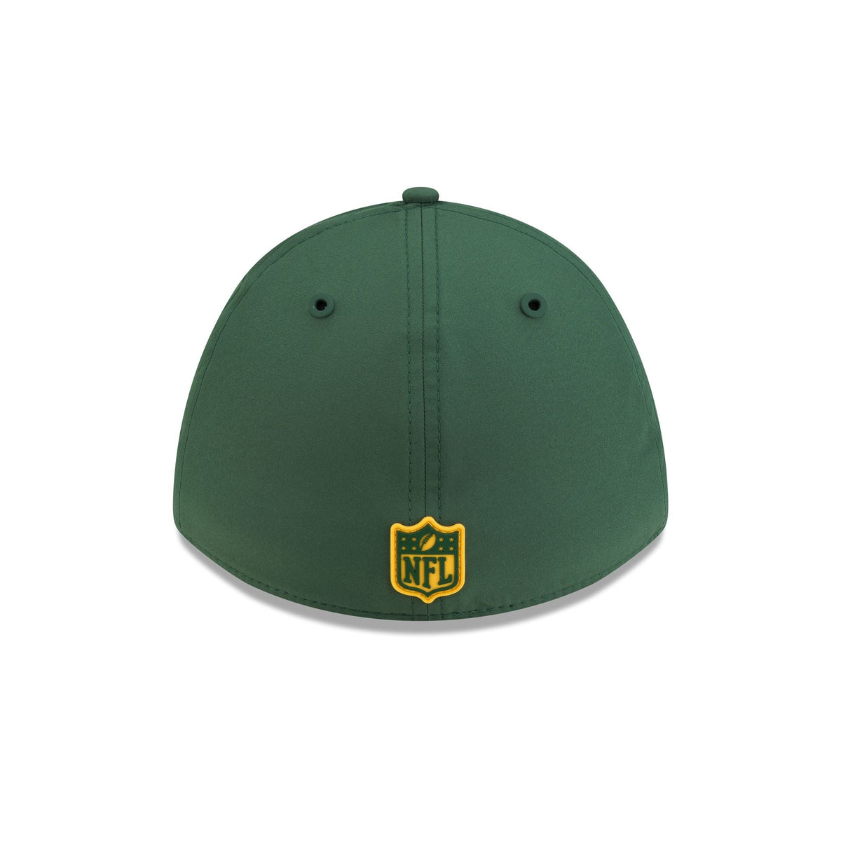 New Era Green Bay Packers 2026 Sideline 39THIRTY M-Crown stretch fit hat rear