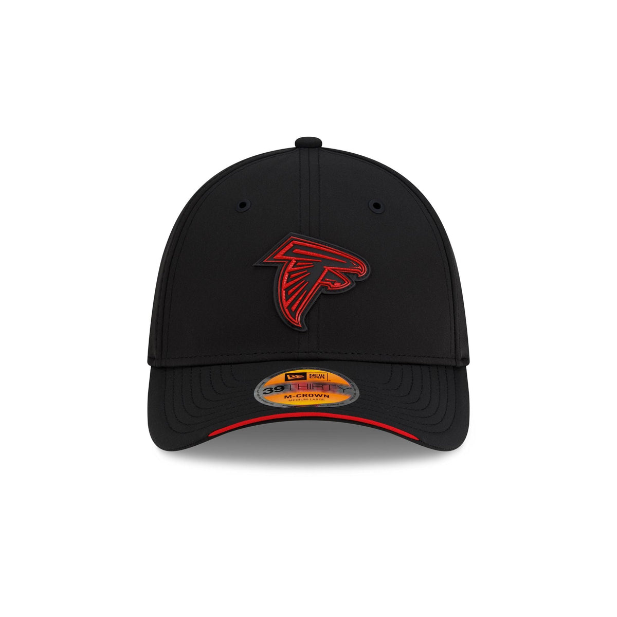New Era Atlanta Falcons 2026 Sideline 39THIRTY M-Crown stretch fit hat front