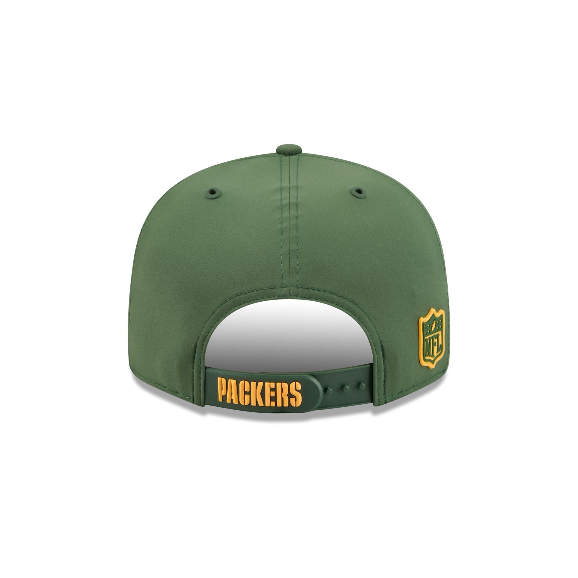 New Era Green Bay Packers 2026 Sideline 9FIFTY Snapback Hat - rear