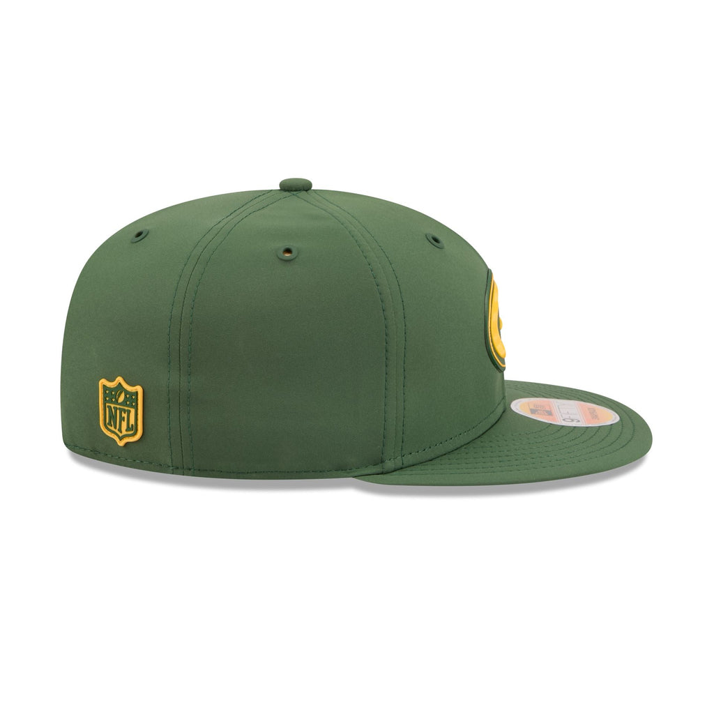New Era Green Bay Packers 2026 Sideline 9FIFTY Snapback Hat - right side