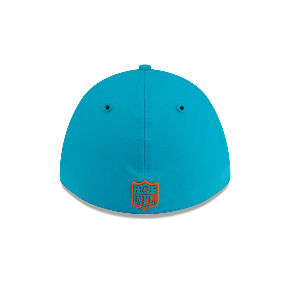 New Era Miami Dolphins 2026 Sideline 39THIRTY M-Crown stretch fit hat rear