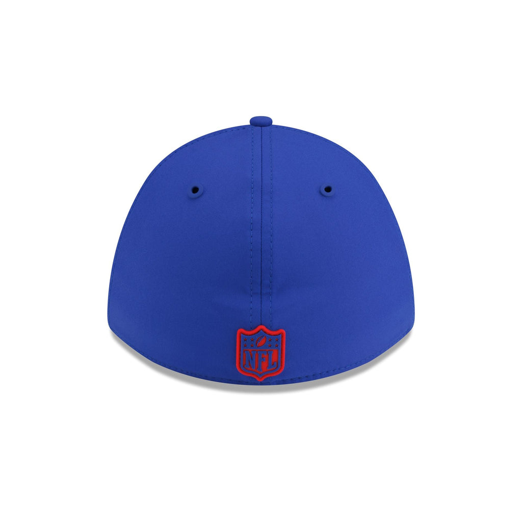 New Era Buffalo Bills 2026 Sideline 39THIRTY M-Crown stretch fit hat royal blue rear