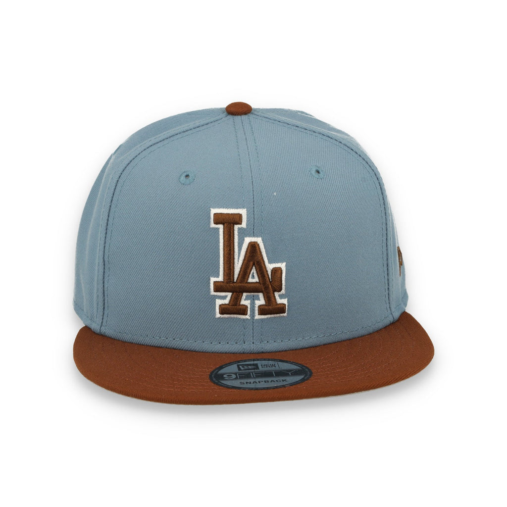 New Era Los Angeles Dodgers Two-Tone Colour Pack 9FIFTY snapback hat deep auburn faded blue front