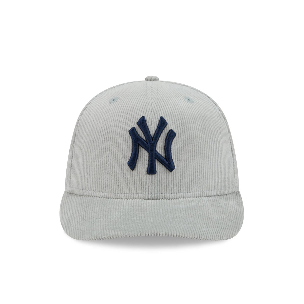 New Era New York Yankees grey corduroy 59FIFTY fitted hat front