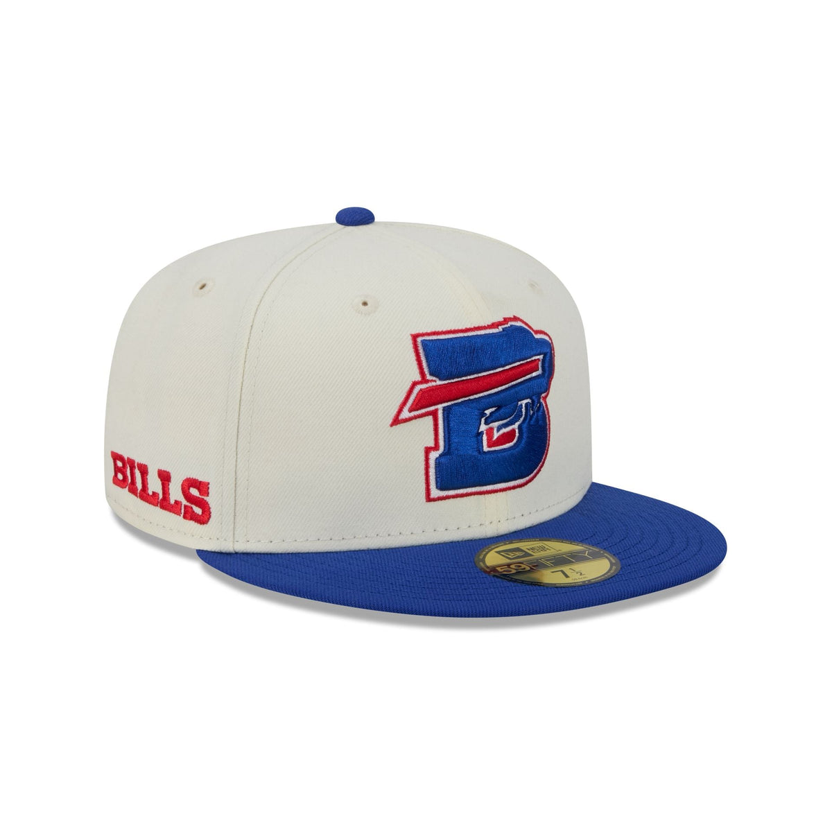 New Era NFL 2026 Deceptor 2 59FIFTY Fitted Hat - Chrome White, three-quarter right view