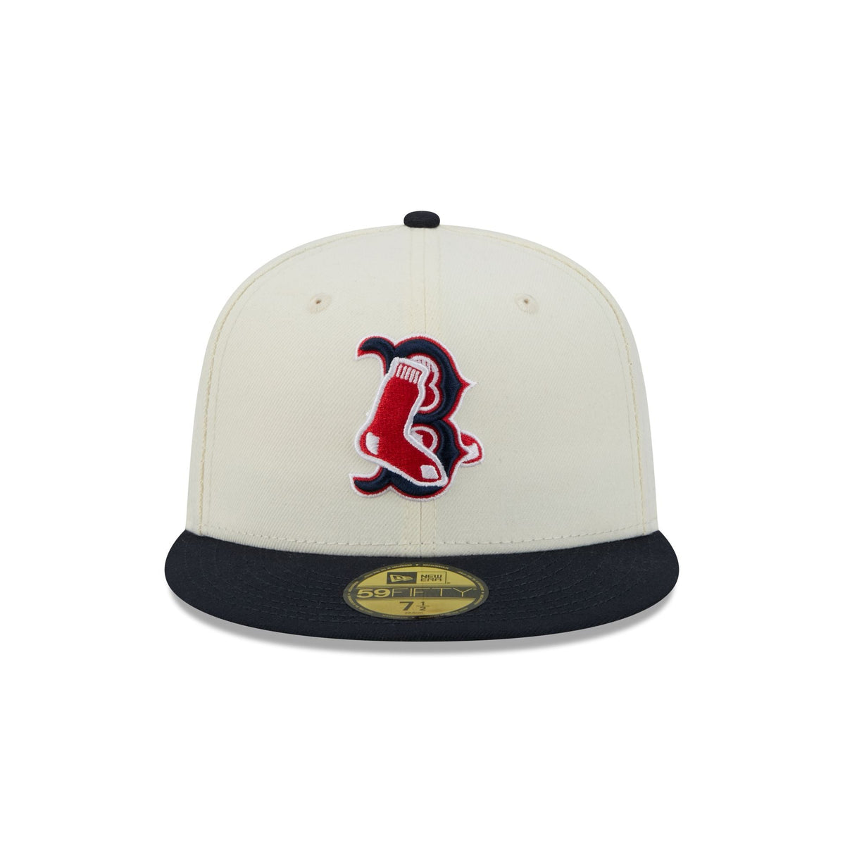 New Era MLB 2026 Deceptor 2 59FIFTY Fitted Hat - Boston Red Sox Chrome White, front view