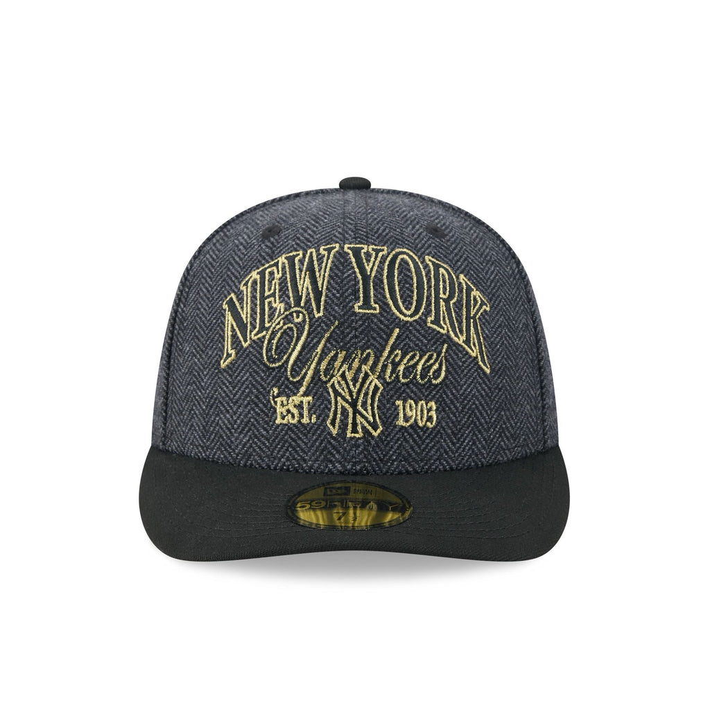 New Era MLB 2026 Faux Wool 59FIFTY Fitted Hat - Black, front view