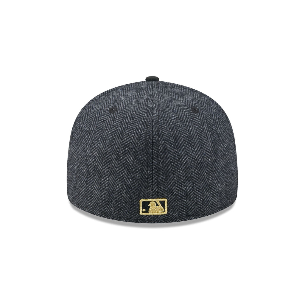 New Era MLB 2026 Faux Wool 59FIFTY Fitted Hat - Black, back view