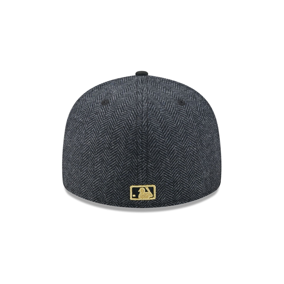 New Era MLB 2026 Faux Wool 59FIFTY Fitted Hat - Black, back view