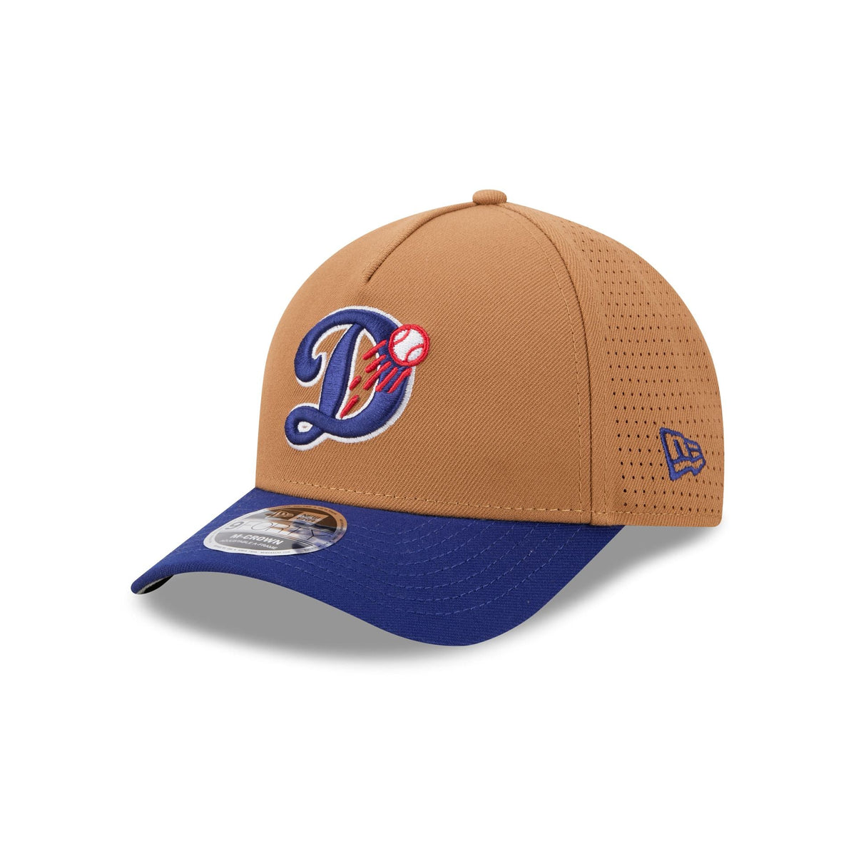 New Era Los Angeles Dodgers Deceptor 2 M-Crown 9FORTY bronze hat three-quarter left