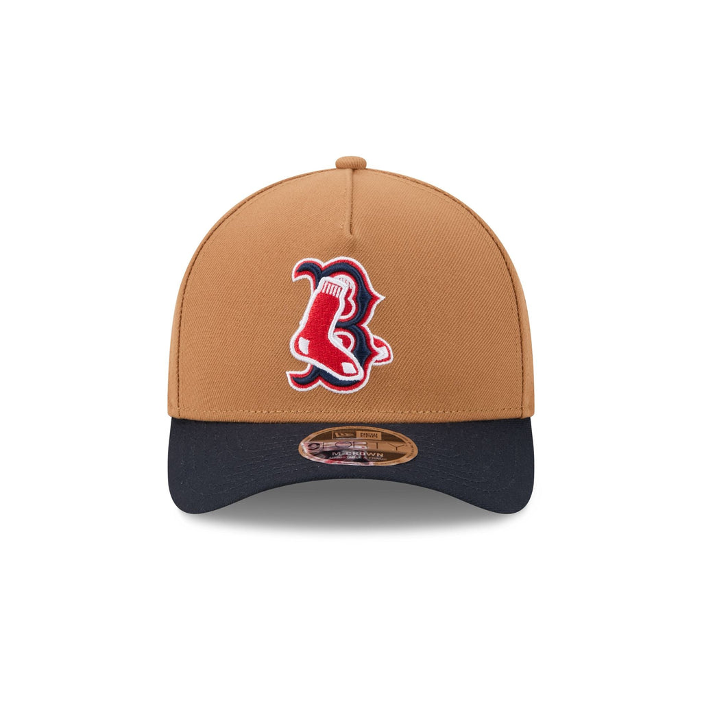 New Era Boston Red Sox Deceptor 2 M-Crown 9FORTY bronze hat front