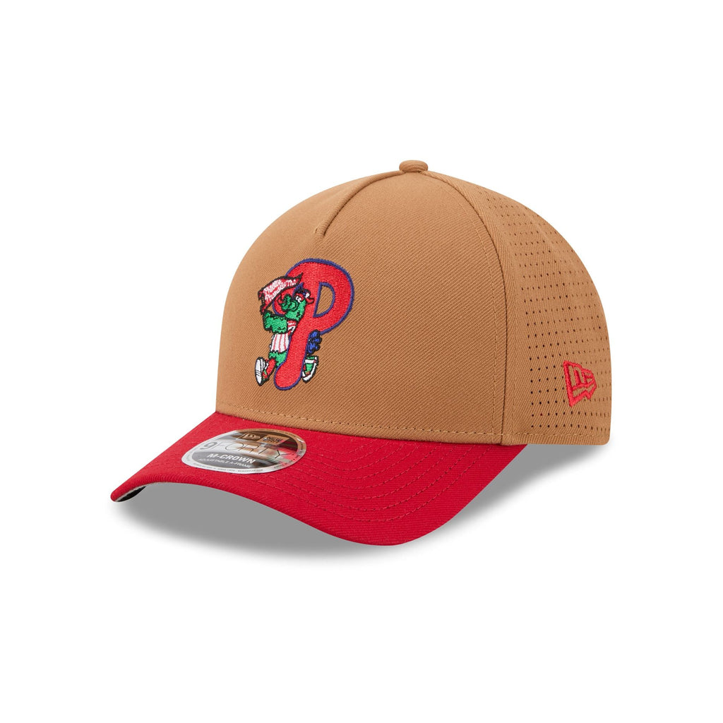 New Era Philadelphia Phillies Deceptor 2 M-Crown 9FORTY bronze hat three-quarter left