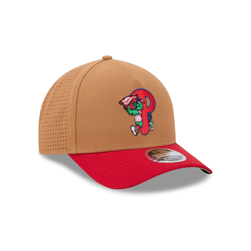 New Era Philadelphia Phillies Deceptor 2 M-Crown 9FORTY bronze hat three-quarter right