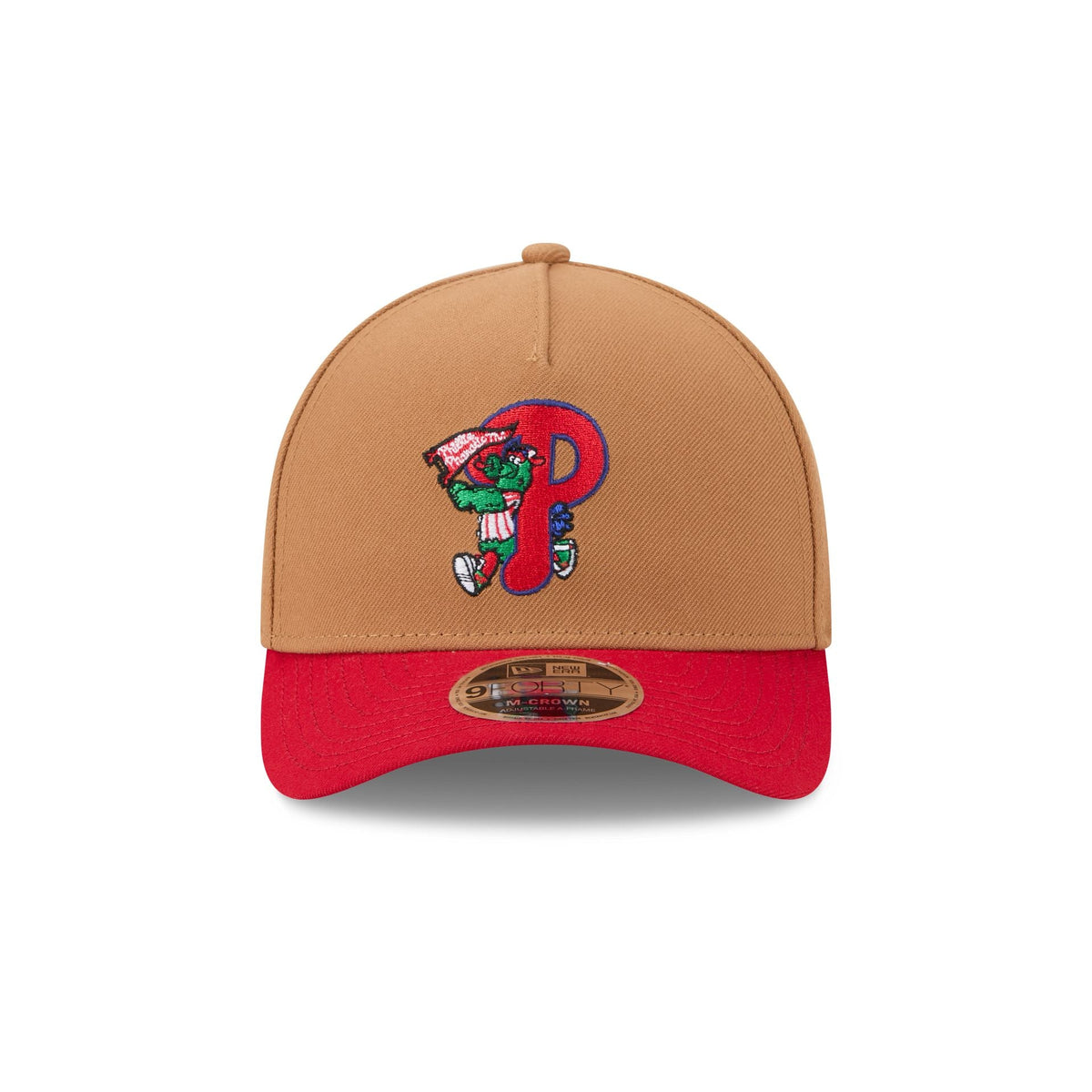 New Era Philadelphia Phillies Deceptor 2 M-Crown 9FORTY bronze hat front