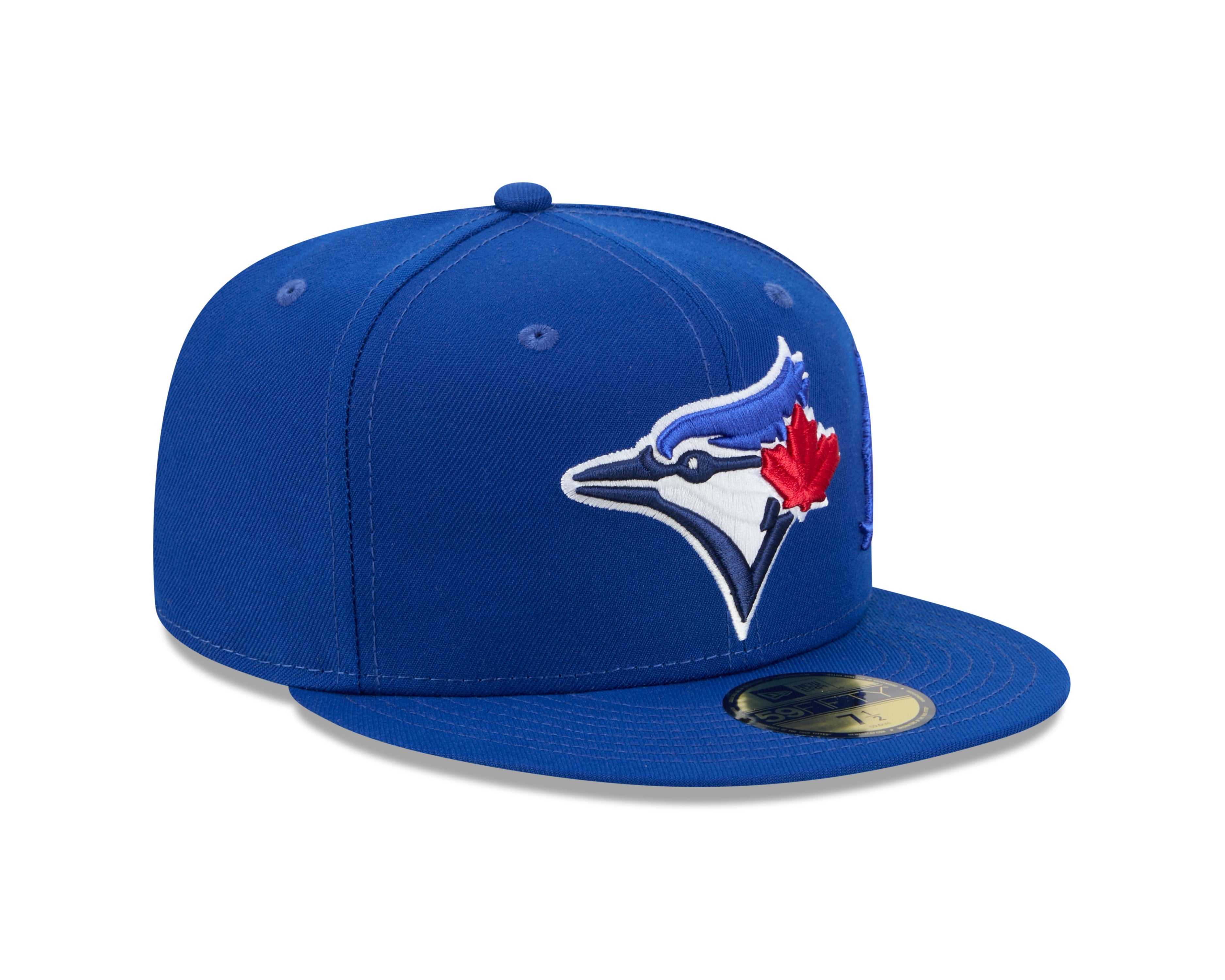 New Era Toronto Blue Jays Side Script 59FIFTY fitted hat three-quarter right