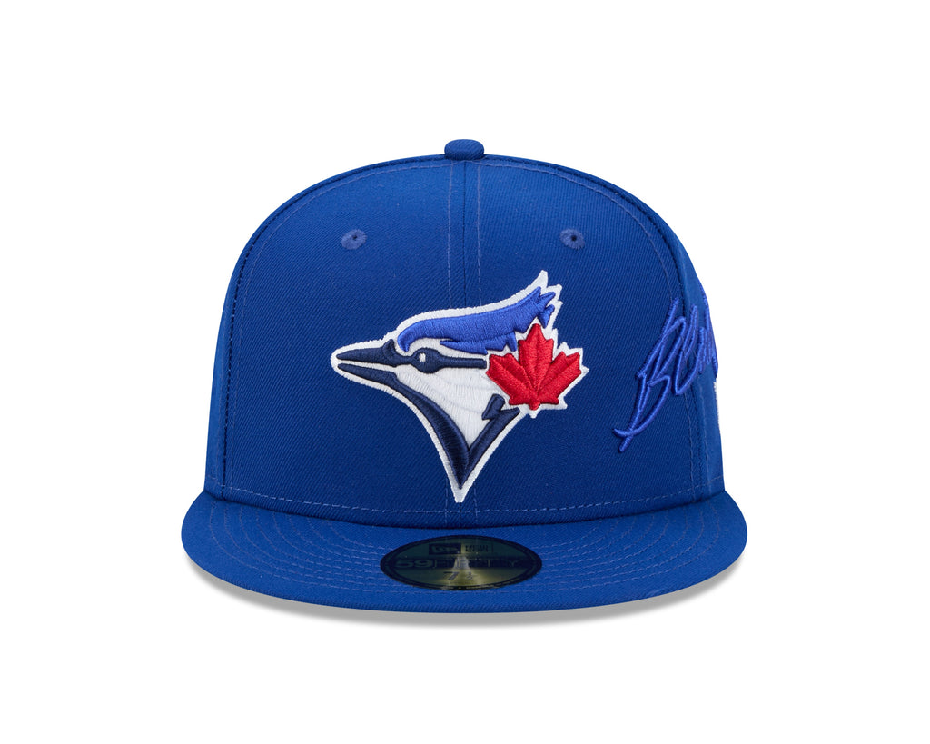 New Era Toronto Blue Jays Side Script 59FIFTY fitted hat front