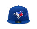 New Era Toronto Blue Jays Side Script 59FIFTY fitted hat front