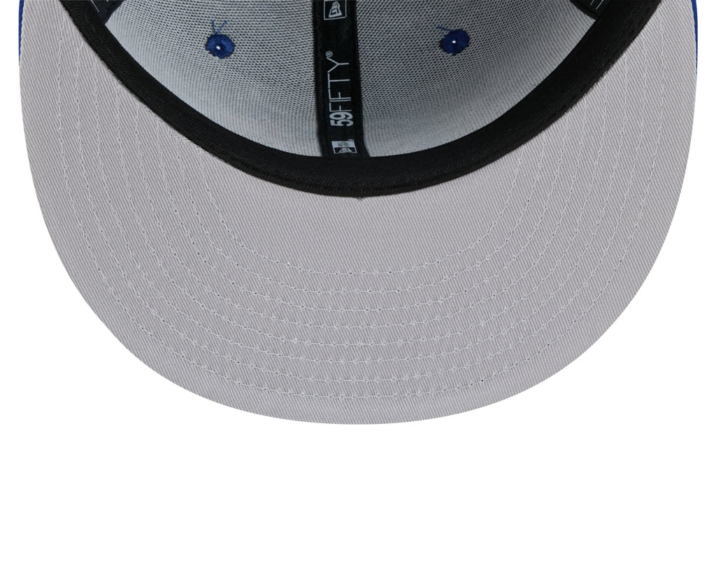 New Era Toronto Blue Jays Side Script 59FIFTY fitted hat grey undervisor