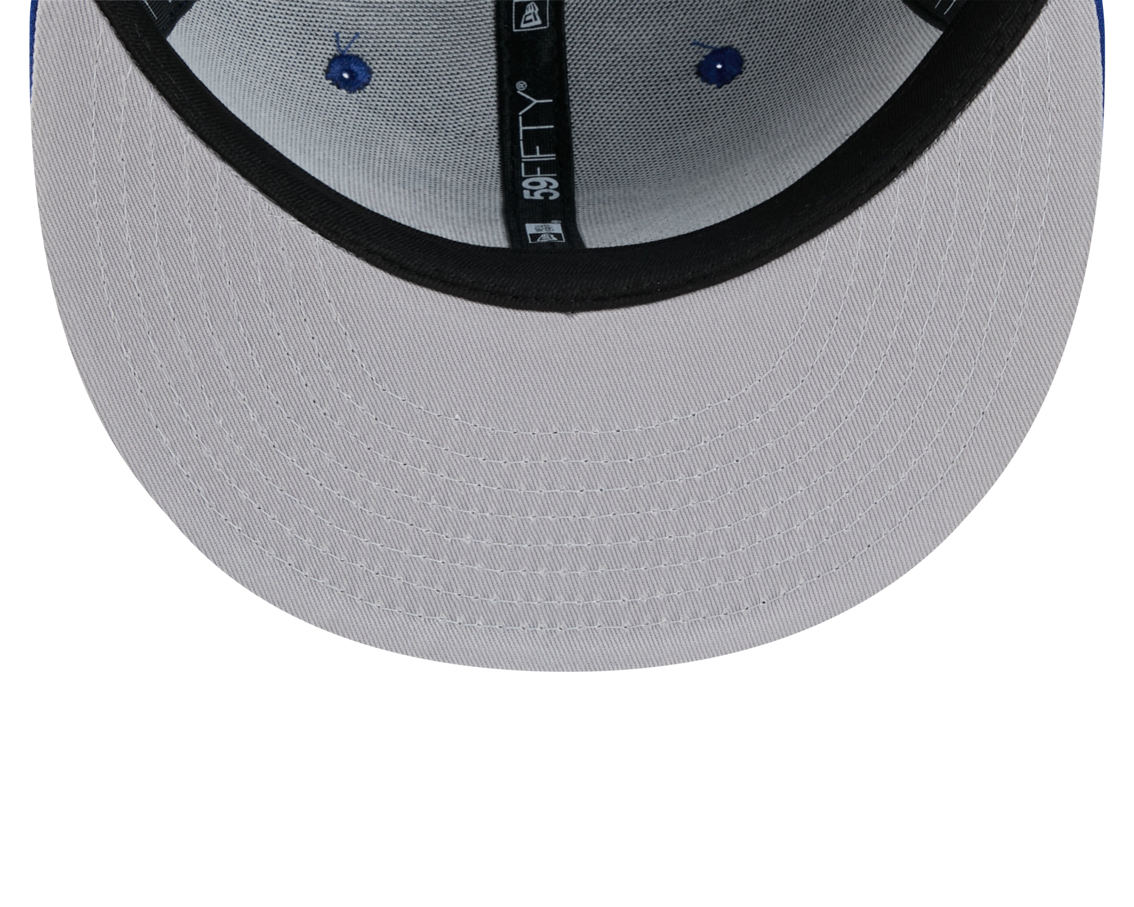 New Era Toronto Blue Jays Side Script 59FIFTY fitted hat grey undervisor