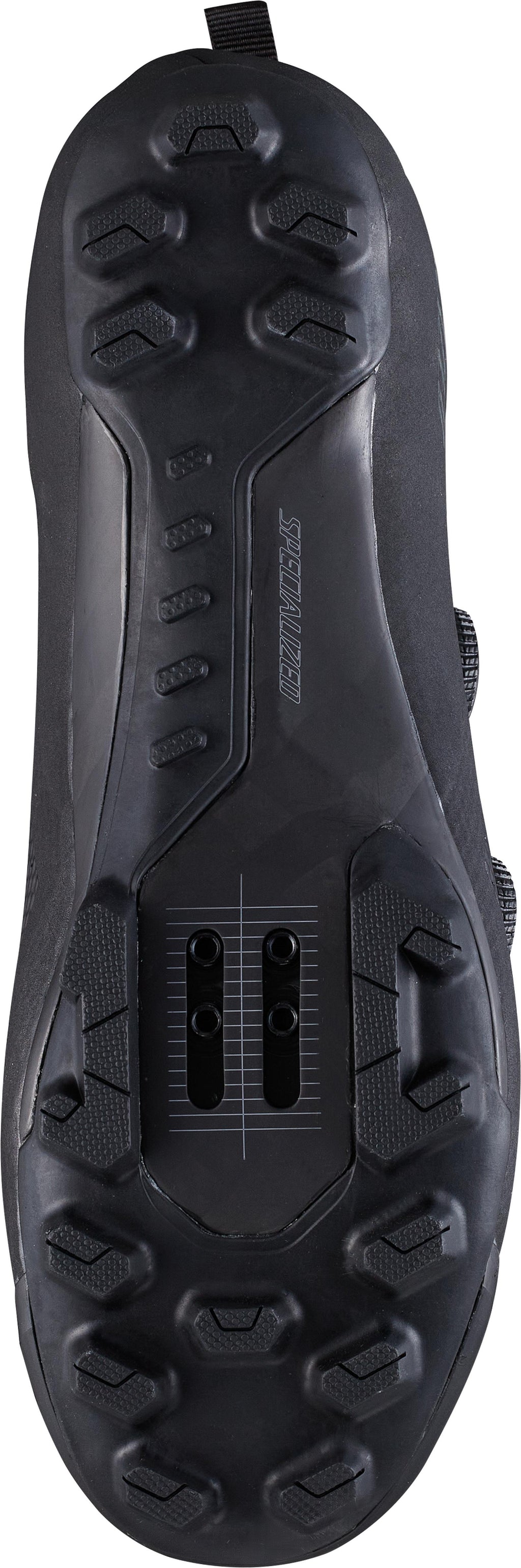 Specialized Recon 3.0 Gravel & Mountain Bike Shoes - BLACK, sole view