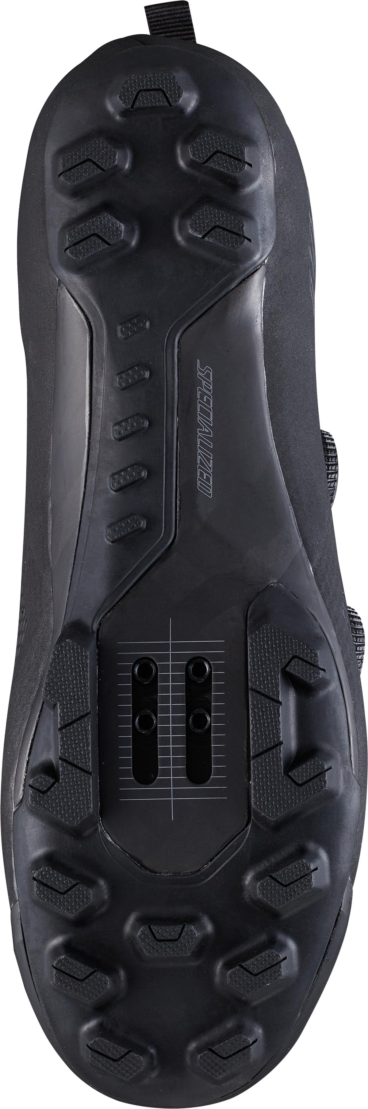Specialized Recon 3.0 Gravel & Mountain Bike Shoes - BLACK, sole view