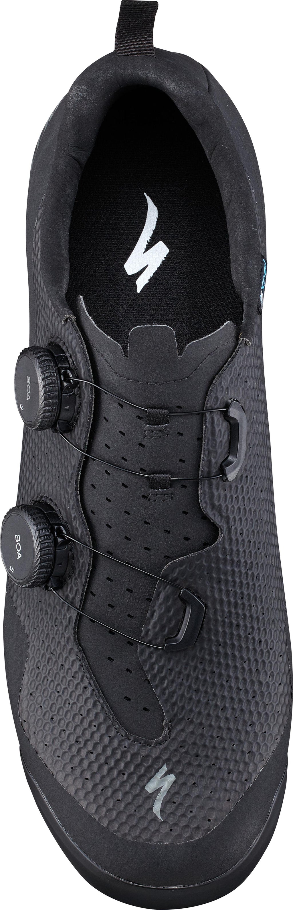Specialized Recon 3.0 Gravel & Mountain Bike Shoes - BLACK, top view