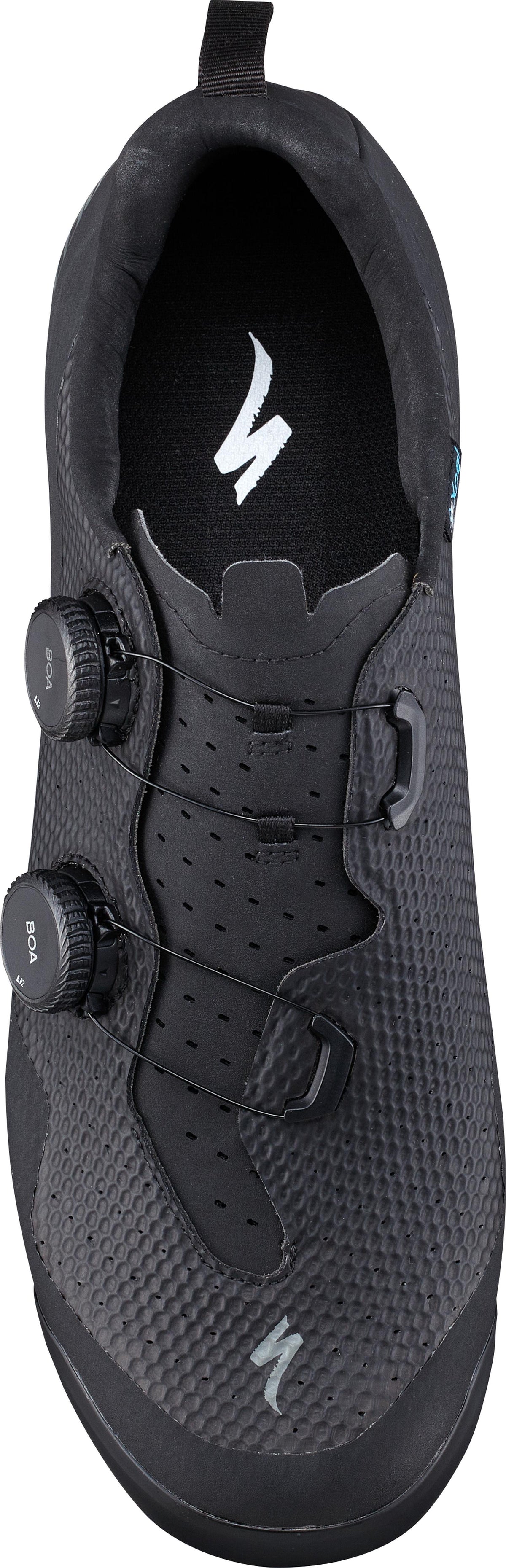 Specialized Recon 3.0 Gravel & Mountain Bike Shoes - BLACK, top view