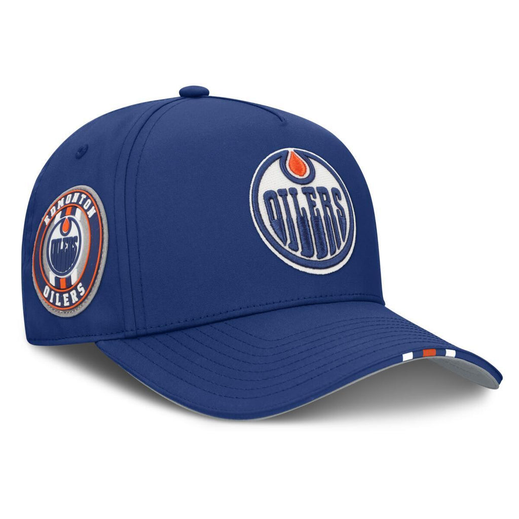 Fanatics Edmonton Oilers 2025 NHL Draft Podium A-Frame Adjustable Hat
