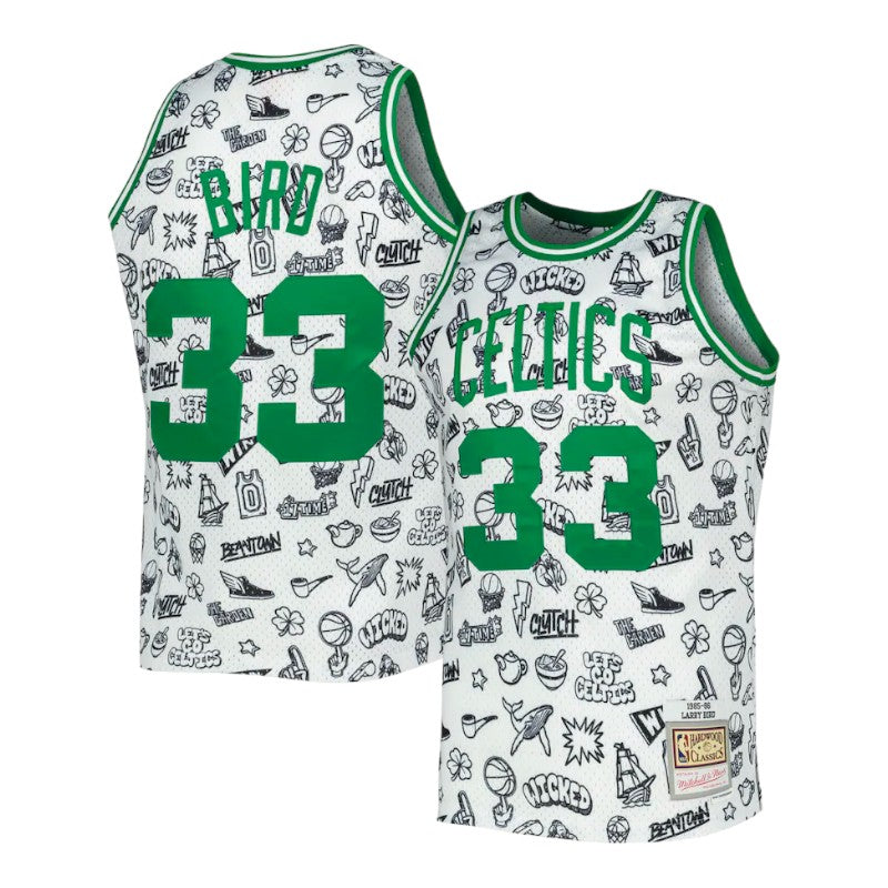 Mitchell & Ness Boston Celtics Larry Bird Hardwood Classics Swingman Jersey