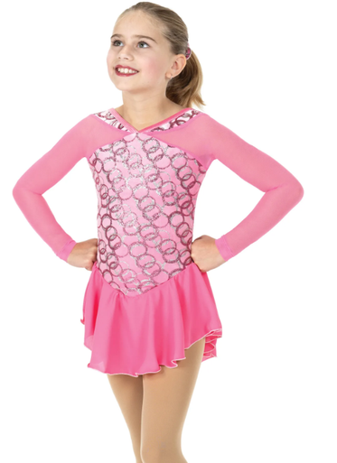 Jerrys Skating World Rings Of Bling Dress - Pink