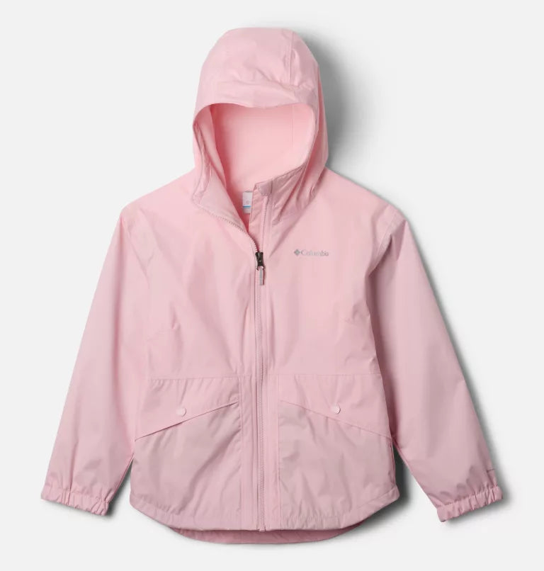 Columbia Girls' Rainy Trails II Fleece Lined Rain Jacket