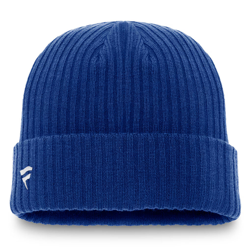 Fanatics Edmonton Oilers Primary Logo Cuffed Knit Beanie