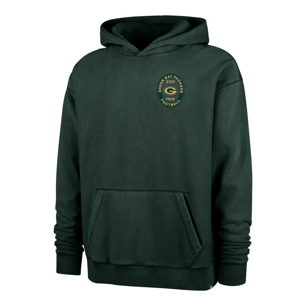 47 Brand Green Bay Packers Boot Path Ravine Fleece Hood