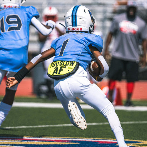 "Slow AF" Adult Chrome Football Back Plate