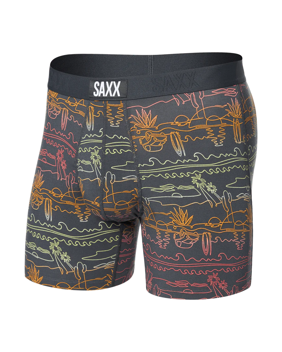 Ultra Boxer Brief - Summer Roadtrip - Ebony