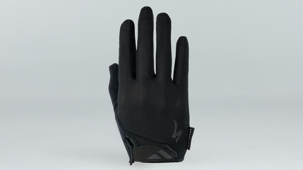 Specialized Men's Body Geometry Sport Gel Long Finger Gloves - BLACK, hero view