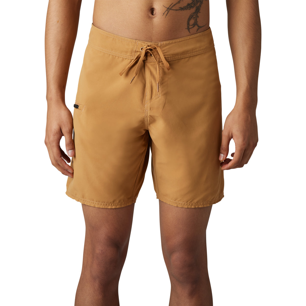 Fox Overhead 18 inch Boardshort - Cognac - front, on model