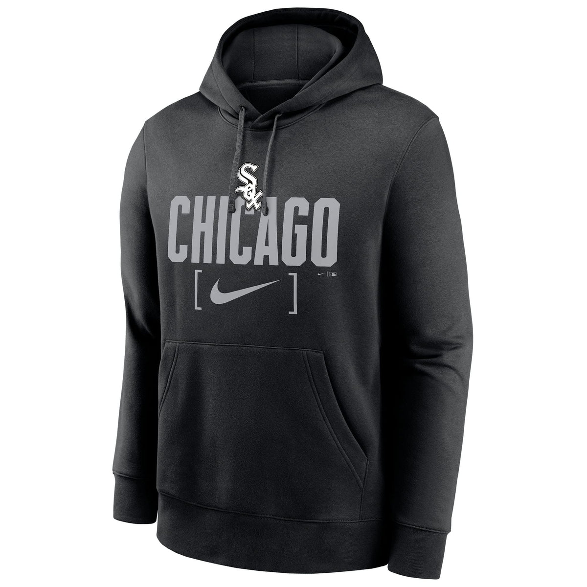 Nike Club Slack Hoodie - Chicago White Sox - Black - front