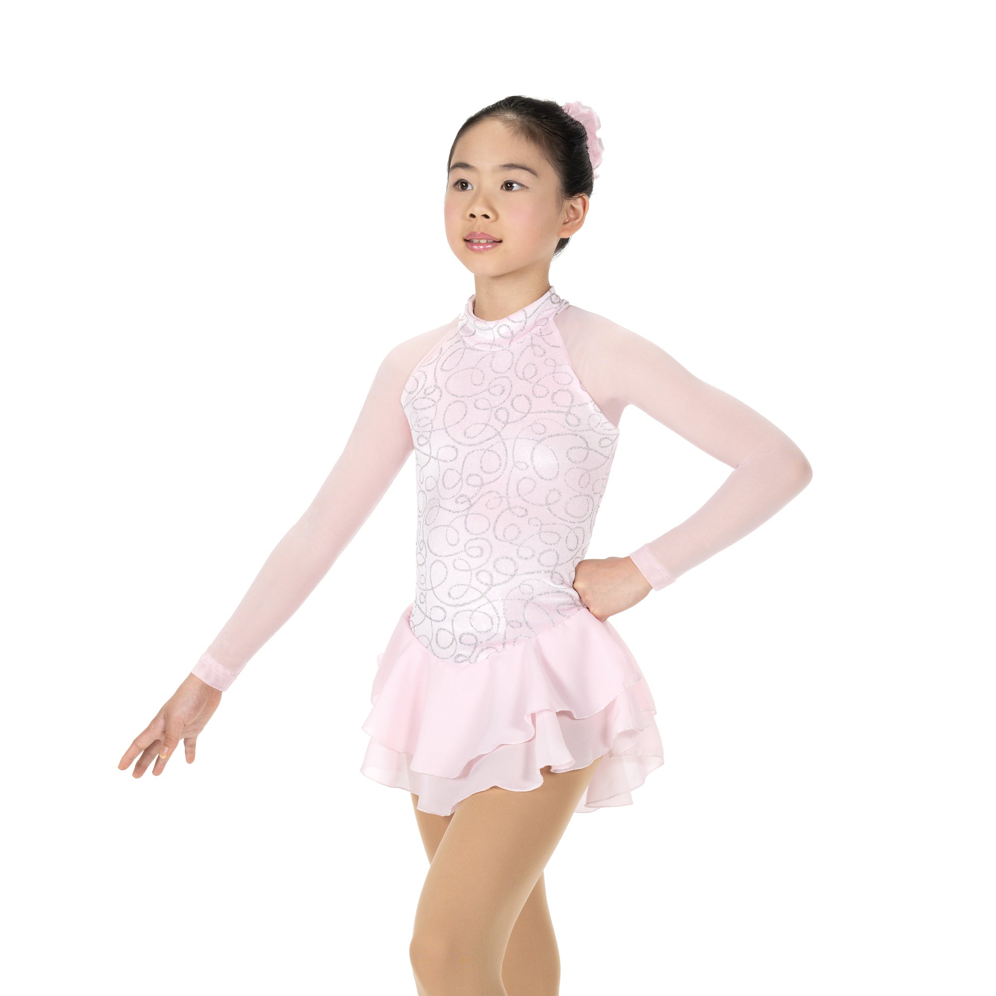 Jerrys Skating World Double Loop Dress - Ballet Pink