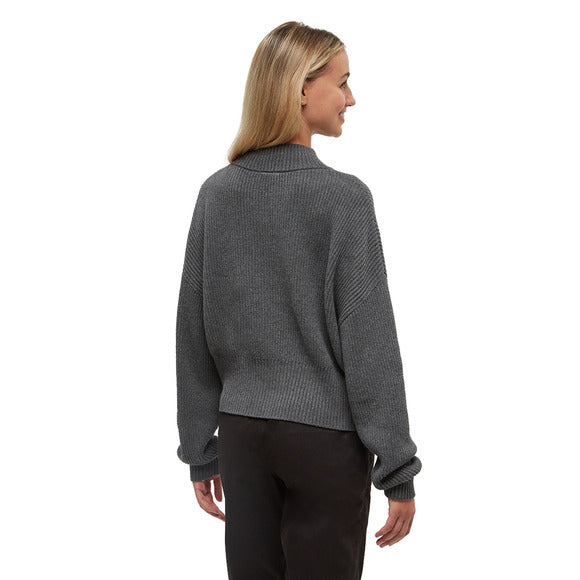 Tentree Women's Highline 1/4 Zip Mock Neck Sweater