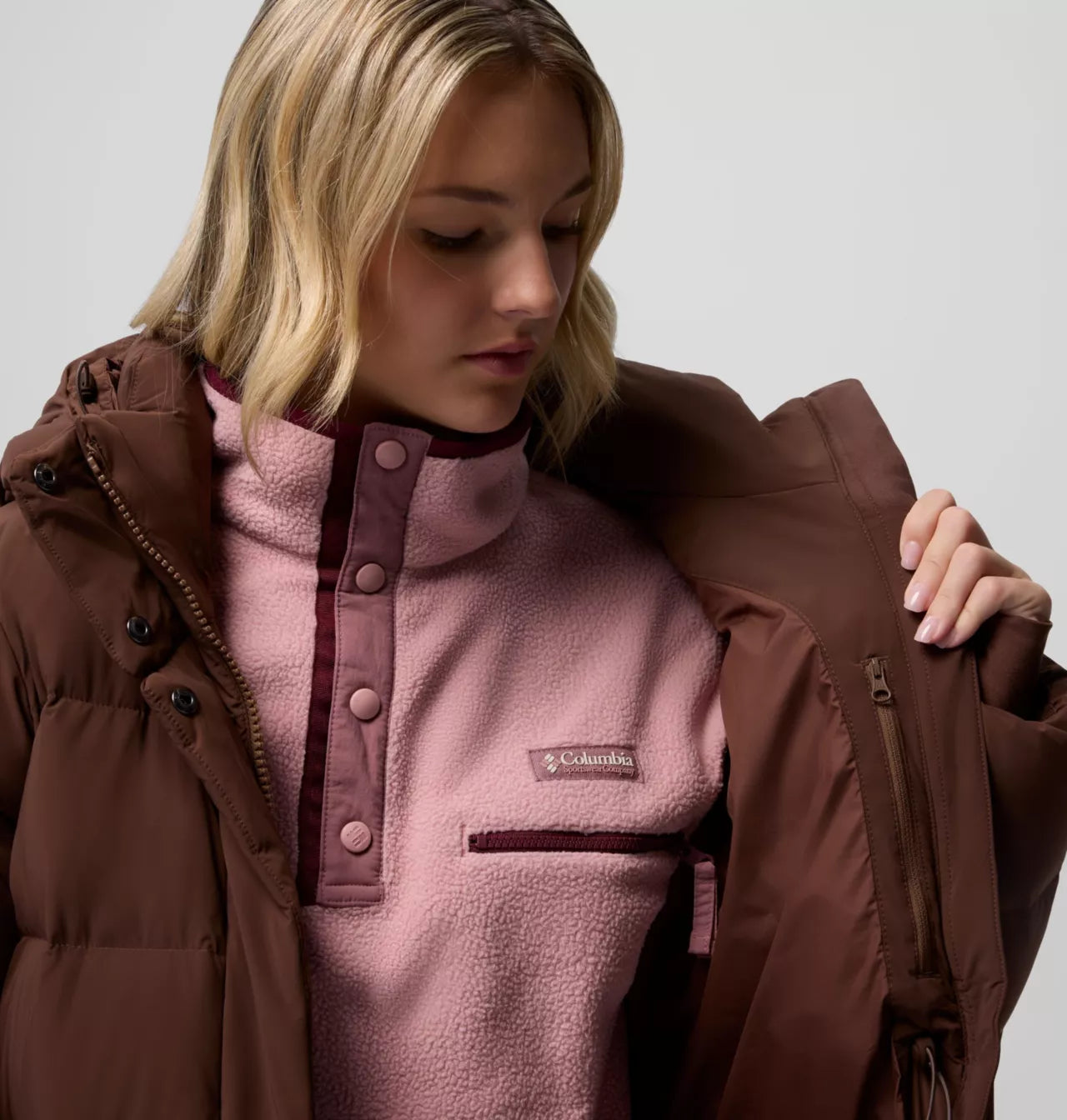 Columbia Women's Amaze Puff Long Hooded Jacket