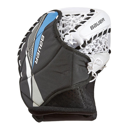 Street Hockey Junior Goalie Catch Glove- White/Black