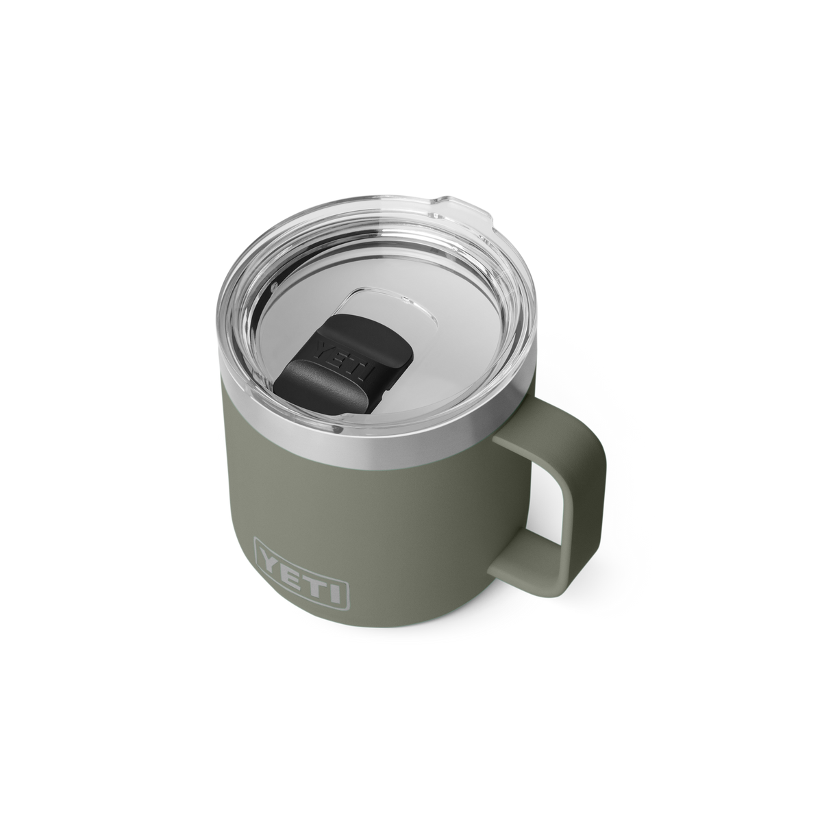 Yeti Rambler 14oz Stackable Mug with Durasip Ceramic Lining - PAMPA GREEN