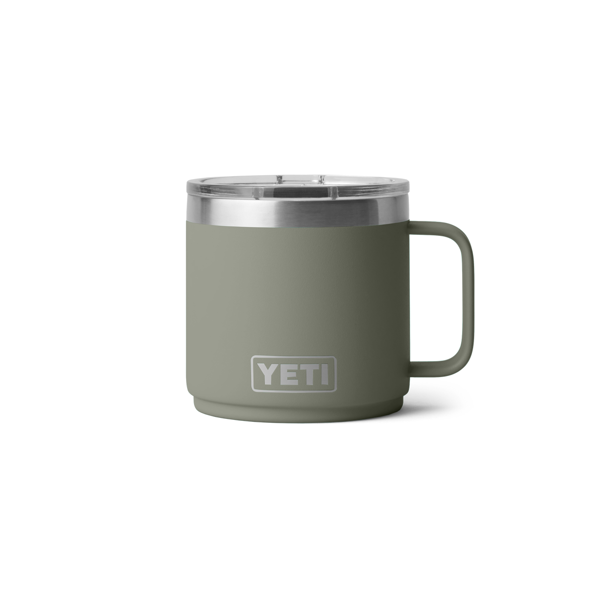 Yeti Rambler 14oz Stackable Mug with Durasip Ceramic Lining - PAMPA GREEN