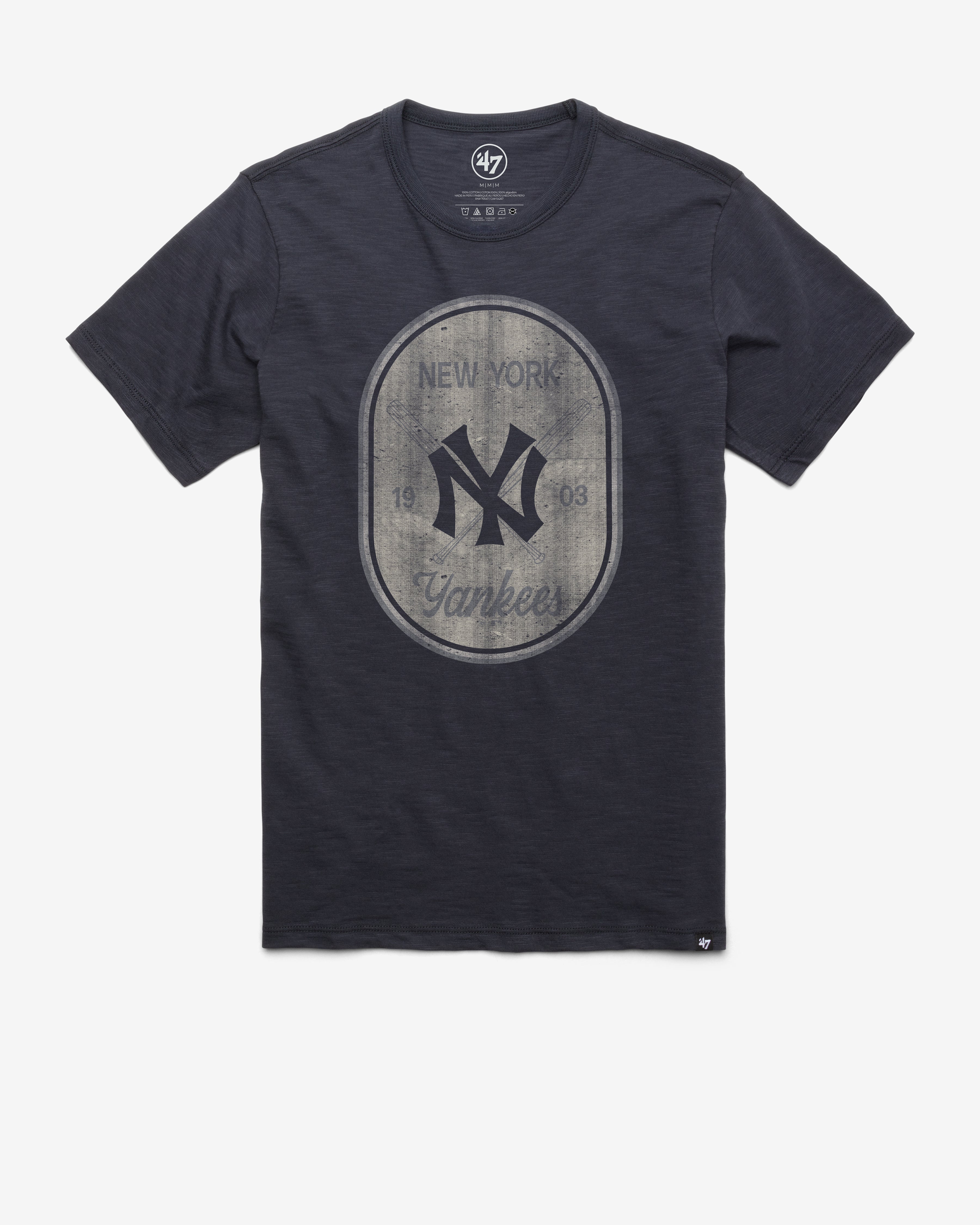 47 Brand New York Yankees Cross Patch Scrum Tee - front